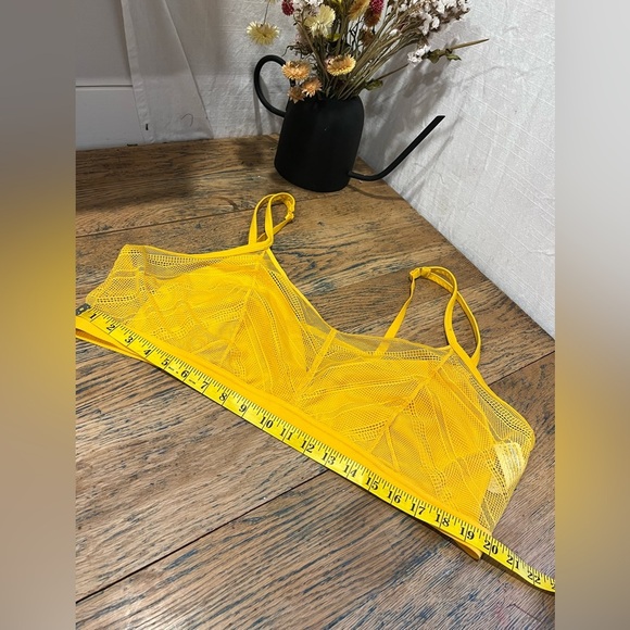 💛 Déesse Curve Mesh Bralette – Jaune soleil, taille 4X💛 - Picture 5 of 5